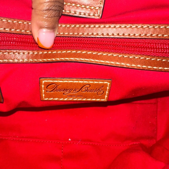 Dooney & Bourke Brown Small Zip Satchel - Picture 11 of 13